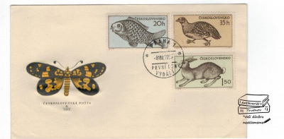Obálka prvního dne Československá pošta 8/1955 (351922)