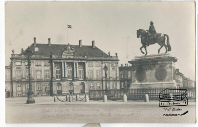 Stará fotografie Dánsko Kodaň Královský palác (522722)