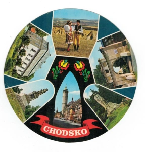 Pohlednice Chodsko - kroj - kutatá velký formát (328423)