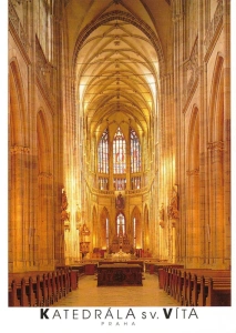 Pohlednice velký formát Praha katedrála Svatého Víta  (41324)