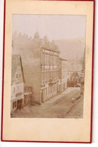 Kartonka fotografie Graslitz Kraslice 1893 !!! (46024)