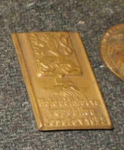 Odznak Hold dělnictva republice Josefov 1938 (974116e)