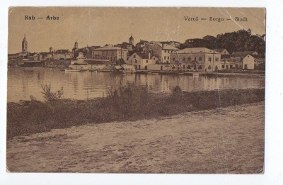 Rab Arbe Varoš Borgo město Chorvatsko (745417) ext. sklad