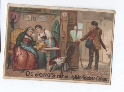 Stará reklama De Jongś Holandsko Cacao (902317) ext. sklad