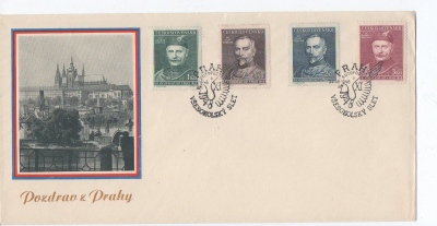 Pamětní obálka Všesokolský slet Prhaa 1948 razítko Autopošta (1061817)