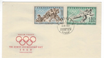 Obálka prvního dne VIII. zimní olympijské hry 1960 (67718)