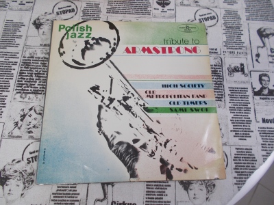 LP Tribute to Armstrong  High society Old metropolitan band Old timers Sami Swoi Polish jazz (857018) GD2
