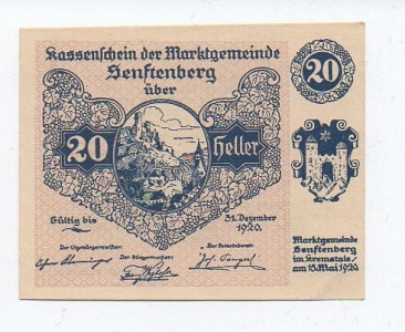 Nouzovka Německo 20 Heller (1376918b)