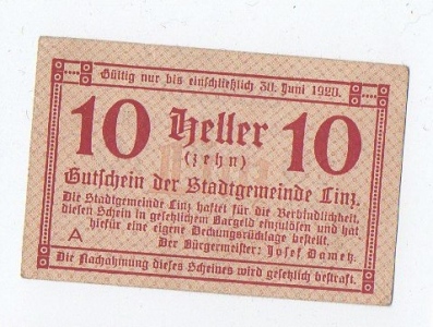 Nouzovka Německo 10 Heller (1376418a)