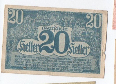 Nouzovka Německo 20 Heller (1376418b)