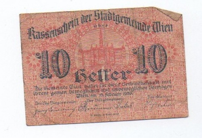 Nouzovka Německo 10 Heller (1375718a)