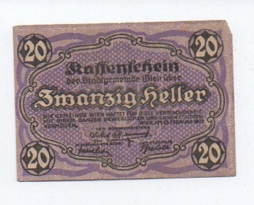 Nouzovka Německo 20 Heller (1375718b)