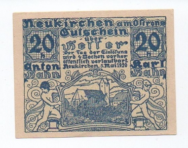 Nouzovka Německo 20 Heller (1375518a)