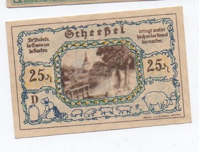 Nouzovka Německo 25 Heller (1375518g)