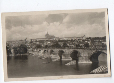 Praha Karlův most pohled na Hradčany (1778218) externí sklad