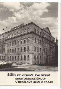 100 let výročí založení ekonomické školy v Resslové ulici Praha VELKÝ FORMÁT (1261218) externí sklad