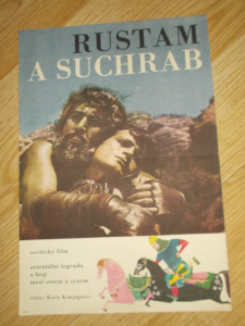 Filmový plakát Rustam a Suchrab - sovětský film - autor plakátu neuveden (54017) externí sklad