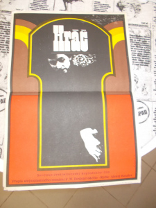 Filmový plakát A3 Hráč autor Z. Vlach 1972 (335819f)