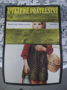 Filmový plakát A3 Utajené přátelství  autor Jaroš 1972 (335919i)