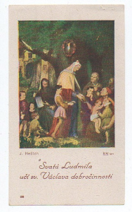 Svatý obrázek Svatá Ludmila (363019g) externí sklad