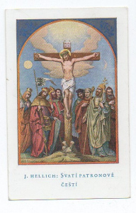 Svatý obrázek Svatí patronové čeští (363019h) externí sklad