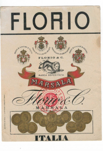 Etiketa Florio marsala (602419e)