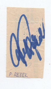Autogram Petr Rezek 1983 (252620) externí sklad