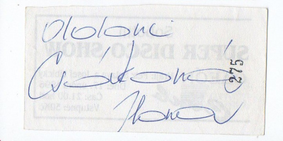 Autogram Ilona Csáková 1996 (252520) externí sklad
