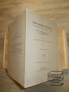 Kutnohorské příspěvky k dějinám vzdělanosti české -Jan Fiala, Em. Jäger, Frant. Lohr. (192121) D4