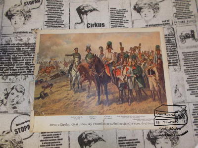 Obrázek vytržený ze starého RU vojenského kalendáře. Bitva u Lipska (936721)