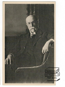 Tomáš Garrigue Masaryk - Masaryk první president   - Vydal Čsl. Červený kříž k 75. narozeninám TGM č. 20 (320022k)
