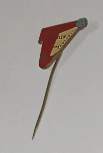 Odznak 100 let Texlen Trutnov červený (426123a)