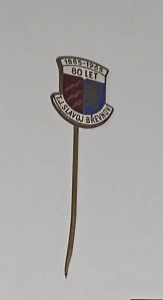 Odznak 60 let TJ Slavoj Břevnov smalt (426123d)