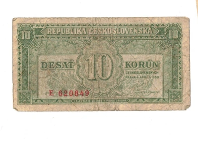 10 desať korún Československých 1950 (469323)