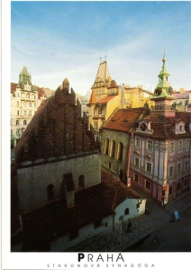 Pohlednice velký formát Praha Staronová synagoga (41324)