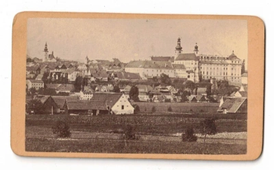 Kartonka fotografie Braunau Broumov konec 19. století !!! (46024)