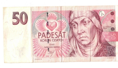50 Kč korun českých 1997 z oběhu serie D 10 (90024)