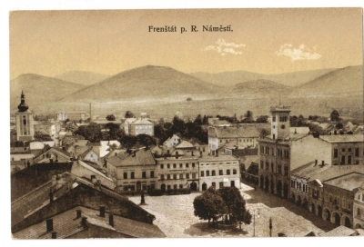 Pohlednice Frenštát pod Radhoštěm náměstí (128624p)