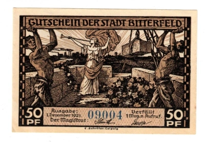 Nouzovka 50 pfennig 1921 Bitterfeld (134524)