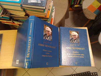 Zbabělci - Konec nylonového věku - Sedmiramenný svícen - Prima sezóna - Lvíče - Legenda Emöke Josef Škvorecký - pěkné vydání ve dvou svazcích (209124+)