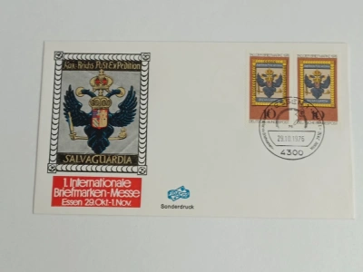 Obálka prvního dne - 1. Internationale Briefmarken Messe Essen 29. 10. - 1. 11. 1976 Německo (10006) DOK2