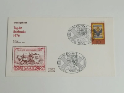 Obálka prvního dne - Tag der Briefmarke 1976 14. 10. 1976 Bonn Německo (10006) DOK2