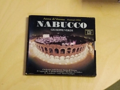 CD Nabucco Giuseppe Verdi Arena di Verona Festival 1992 2 CD (587924) D3A