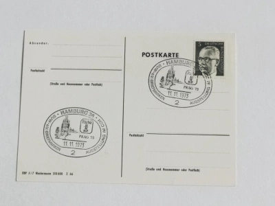 Korespondenční lístek - pamětní razítko BUW Briefmarken Ausstellung im CCH (10010) DOK2