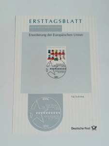 Pamětní list - Německo Erweiterung der Europäischen Union 2004 (10016) DOK2