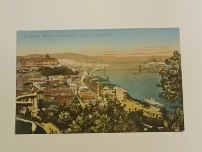 Pohlednice Budapešť - Budapest Kilátás a Gellérthegyröi - Aussicht vom Gellértberge (615124)