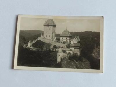 Pohlednice Hrad Karlštejn - razítko 1948 (625424)