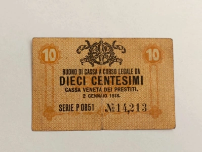 10 Dieci Centesimi Itálie 1918 (657024) DOK1