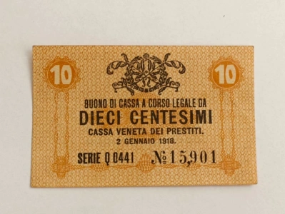 10 Dieci Centesimi Itálie 1918 (656224) DOK1