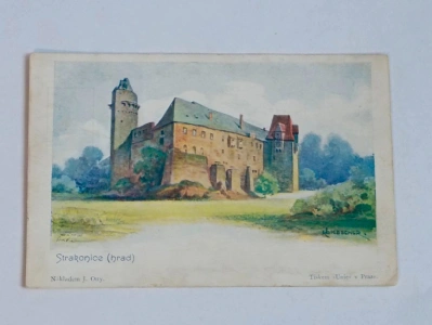 Strakonice hrad - pohledy z Čech od K. Leibschera (655424)